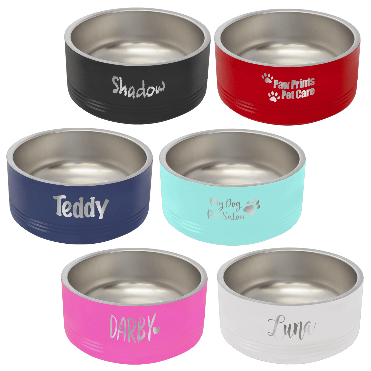 16 oz small stainless steel pet bowls
