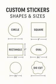 White Vinyl Stickers