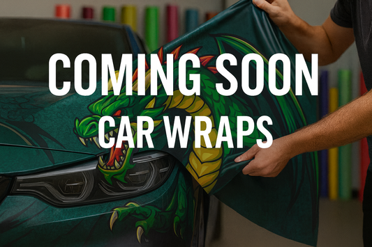 COMING SOON CAR WRAPS