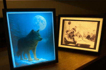 Custom LED Light Box Display – Personalized Illuminated Frame